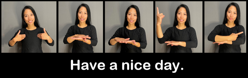 have a good day in australian sign language